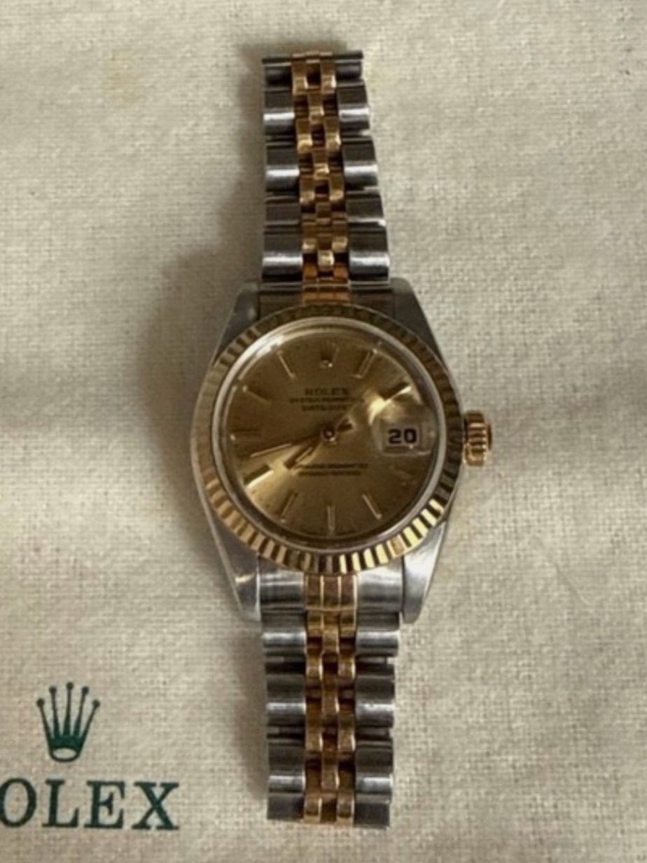 Rolex TwoTone Gold And Silver Ladies Watch